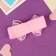 Hair bandage "chosen" double bow, 16x3 cm, pink