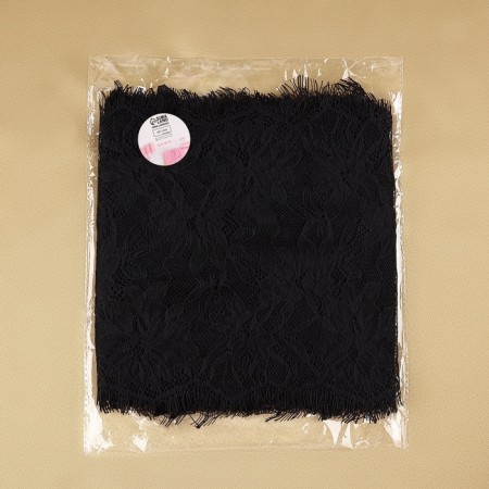 Lace cilia, 210 mm × 3 ± 0.5 m, black color-3