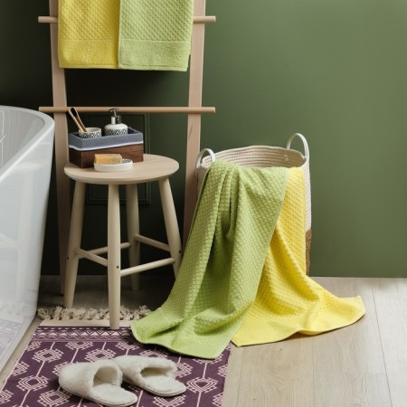 Trick Lovelife "Silky Dream" 50x90 cm, yellow, 100% cotton, 400 g/m2-8