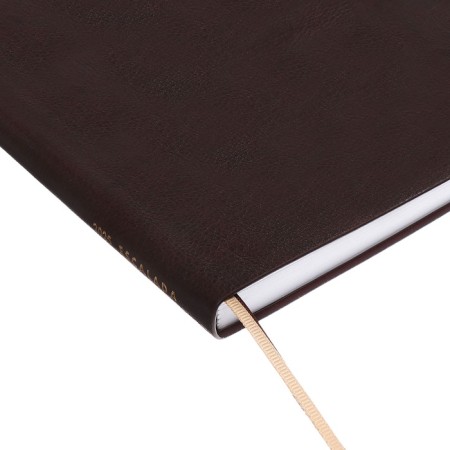 Dated 2025 diary, Escalada, A4, 120 sheets, soft cover, artificial leather, foil embossing, liesse, block 80 g/m2, brown-3