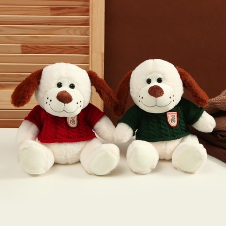 Soft toy "Dog" in a sweater, 26 cm, color mix-4