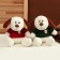 Soft toy "Dog" in a sweater, 26 cm, color mix