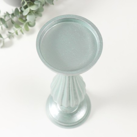 Summary of the tree per 1 candle d = 9 cm "Ferdinand" mint with a patina 11x11x33.5 cm-1