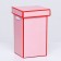 The box is folding, red, 10 x 18 cm
