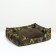 A stove with a removable pillow "Camouflage", 55 x 45 x 15 cm