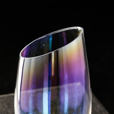 Glass glass tall Magistro "Illusion", 475 ml, pearl color-1