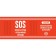 Socks in the bank "SOS" (male, black color)