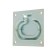Hidden hidden handle 100x80 mm, zinc coating