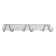 Cappio CVT003 hanger, metallic, three -rose, chromium color