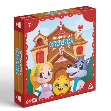 Board game "Adventures in a fairy tale", 60 cards, 7+-4