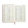 Leduced Diary A5, 140l, Cage, leatherette, elastic band, black cut, brown