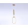 LED LED suspended with a remote control Ambrella Light, Line, FL10578, LED, 56 W, 4200LUM, 3000-6400K, Brass color