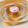 Satin ribbon, 20 mm × 23 ± 1 m, ocher color No. 114