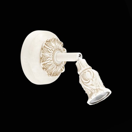 The lamp is wall-flowing ST LUCE. SL575.501.01. Stucchi. 1x3 W, LED, 8x11 cm, white color-1