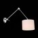 Sconces st. SL460.101.01. Marcia. 1x60 watts, E27, 25x30 cm, chromium color
