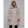 Coat insulated winter female, size 46, color light gray