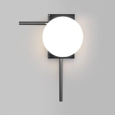 Wall lamp EUROSVET Fredo 40036/1, E14, 1x60W, 200x155x300 mm, color black pearls