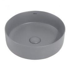 ABBER Bequem AC2108MG sink, invoice, 360x360x120 mm, gray, matte