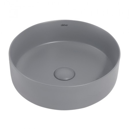 ABBER Bequem AC2108MG sink, invoice, 360x360x120 mm, gray, matte