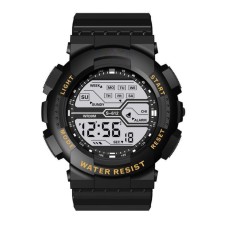Men's washing watches, silicone strap, with a calendar, waterproof, di-5 dial with