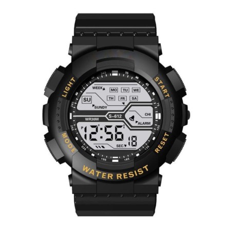 Men's washing watches, silicone strap, with a calendar, waterproof, di-5 dial with