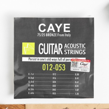 Strings for the acoustic guitar Orphee AW634, 012-053-2