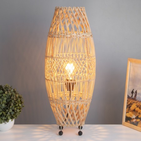 Roadflower Lamp from Rotan "Utari" 1x120W, E27, 20x20x55 cm-1