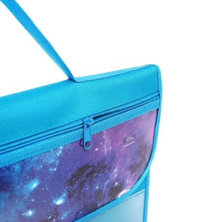 Labor folder A4, 330 x 230, with handles of textiles, a folding Velcro, with a filling of 10 items, calligrata, PTR-10, "rocket"-3