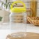 Bank for storing products, plastic, 2 l, color mix