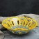 Rishtan ceramics "Patterns", 28 cm, yellow fruit