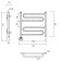 Domoterm electric heated towel rail "Ophelia" P6, 400x500 mm, left, chrome