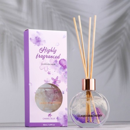 Aromatic diffuser with Filling "Natural", 50 ml, Blue Chanel