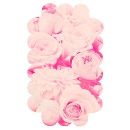 Cookie box, confectionery packaging with PVC lid, “peonies”, 10.5 x 21 x 3 cm-2