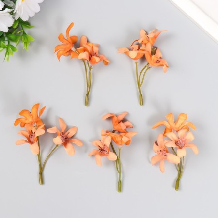 Flowers for decorating "Lilenik" peach 8.5 cm-2