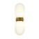 Бра Freya FR1012WL-02BS Sharlot, 120х180х390 мм, G9, 2х28Вт, цвет латунь