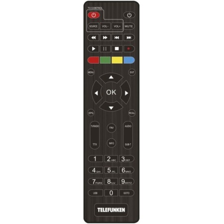 Digital TV prefix DVB-T2 Telefunken TF-DVBT260 Black-1