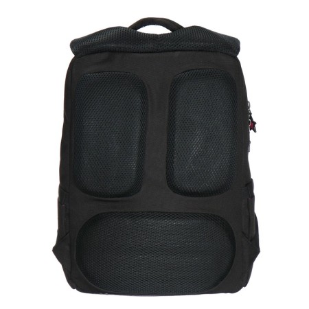 School backpack, 39 x 26 x 17 cm, Grizzly, "starfall", ergonomic back, black-5