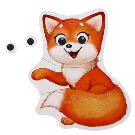 Maxi Puzzles with eyes "Forest animals"-4
