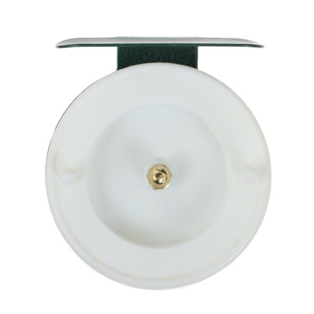 Inertial coil, metal plastic, diameter 6.5 cm, white-green color, 701-3
