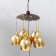 Wind Music Metal "Cash toad on Coins" 5 bells 41x6 cm