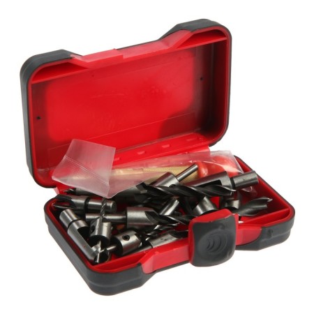 A set of drills with a tundra zenkovka, hexagonal and round shanks, 23 pcs.-7