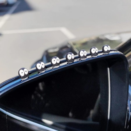 Decoration on the car panel, "surprised eyes" set 10 pcs-1