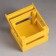 Wooden Kashpo 12 × 11 × 9 cm "odnushka light", two -string, yellow Dam beautifully