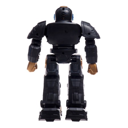 Radio -controlled robot "Hero", sound and light effects, gold color-4