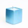 Candle "Square" in a candlestick of gypsum, 5x6cm, blue