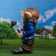 Garden Lanter "Troll with a Lantern" 45x32x58cm