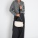 Cross-Bodi Bag on a zipper, beige color