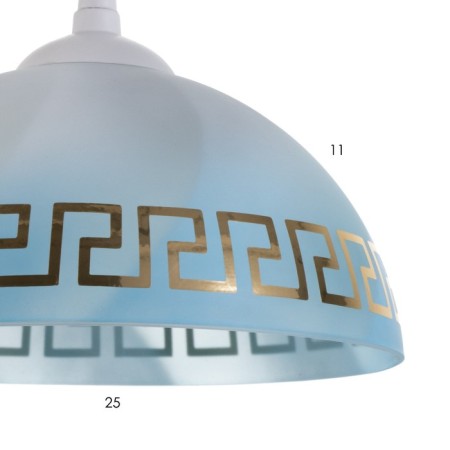Lamp Bayerlux cap "Classes" 1 lamp E27 40W White blue d.250-4