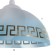 Lamp Bayerlux cap "Classes" 1 lamp E27 40W White blue d.250