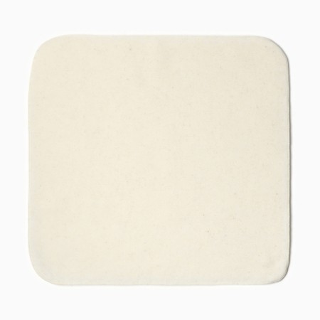 The envelope-condensed with a fur insert, the color is white, size 100x100 cm-5
